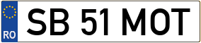 Truck License Plate